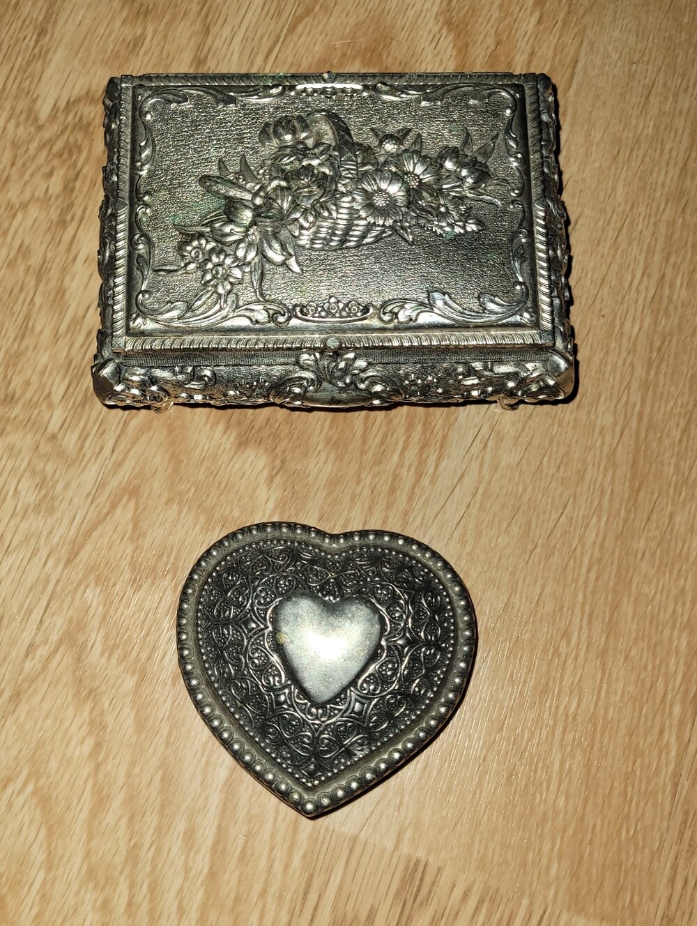 Vintage Set Of Trinket Boxes